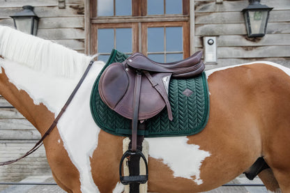 Kentucky Saddle Pad Velvet Pearls - Jumping