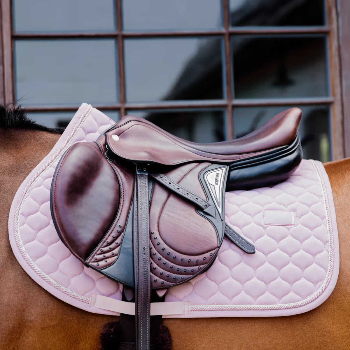 Kentucky Saddle Pad Onion Quilt Rubber Logo - Jumping