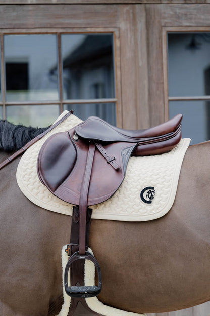 Kentucky Saddle Pad Plaited 3D Logo - Jumping