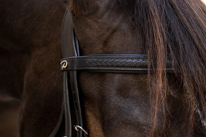 Dy'On Plaited Figure 8 Noseband Bridle - New English Collection