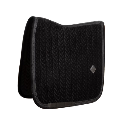 Kentucky Saddle Pad Velvet Mini Pearls - Dressage