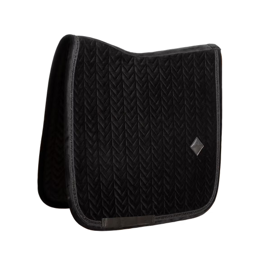 Kentucky Saddle Pad Velvet Mini Pearls - Dressage