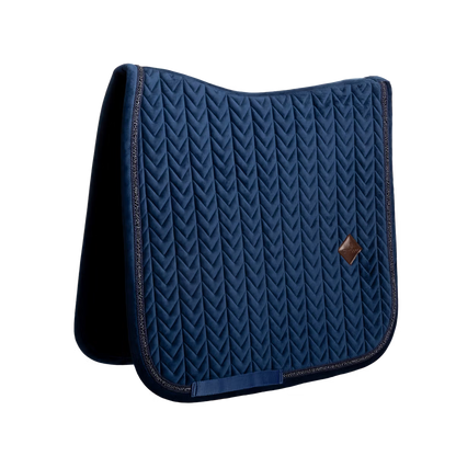 Kentucky Saddle Pad Velvet Mini Pearls - Dressage