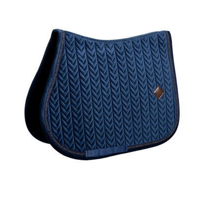 Kentucky Saddle Pad Velvet Mini Pearls - Jumping