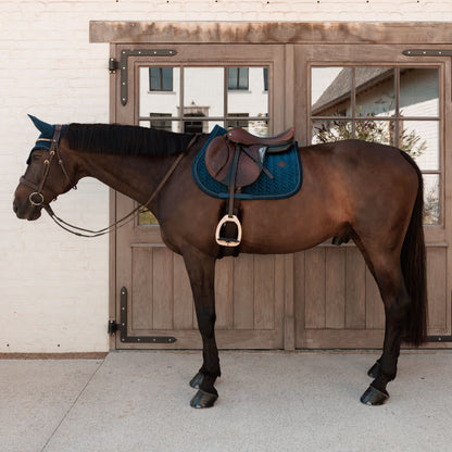 Kentucky Saddle Pad Velvet Mini Pearls - Jumping