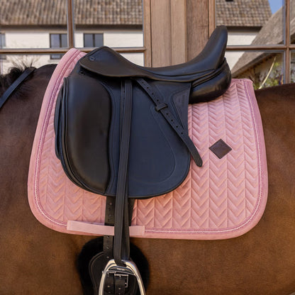 Kentucky Saddle Pad Velvet Mini Pearls - Dressage