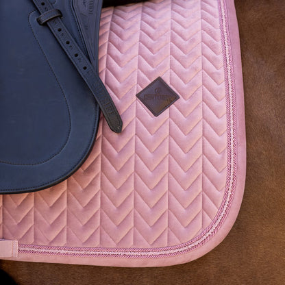 Kentucky Saddle Pad Velvet Mini Pearls - Dressage