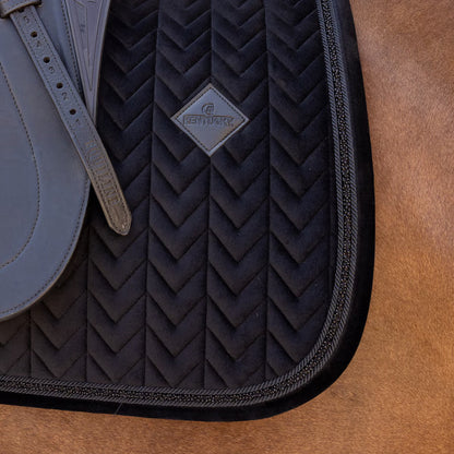 Kentucky Saddle Pad Velvet Mini Pearls - Dressage
