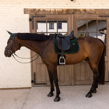 Kentucky Saddle Pad Velvet Mini Pearls - Dressage
