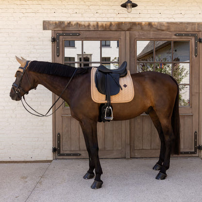 Kentucky Saddle Pad Velvet Mini Pearls - Dressage