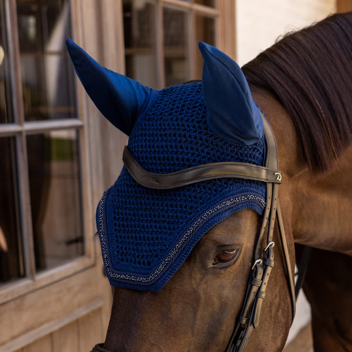 Kentucky Fly Veil Wellington Velvet Mini Pearls - Soundless