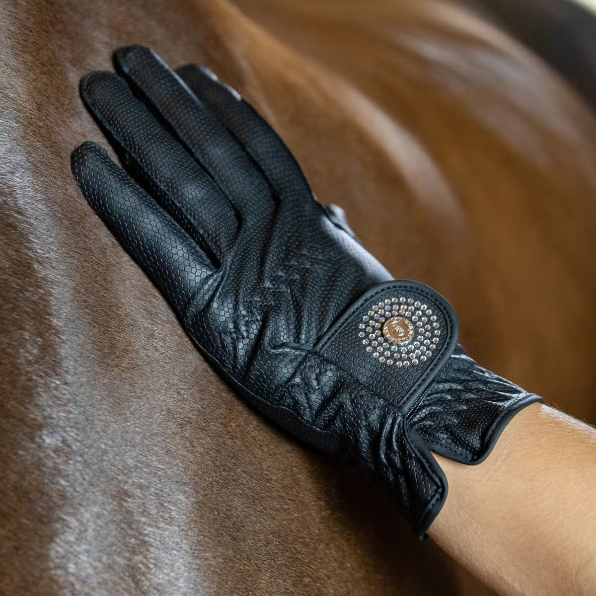Kentucky Riding Gloves Grip Glitter