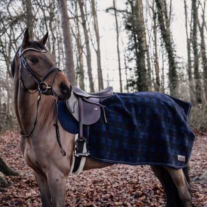 Kentucky Quarter Rug Heavy Fleece - Check Print