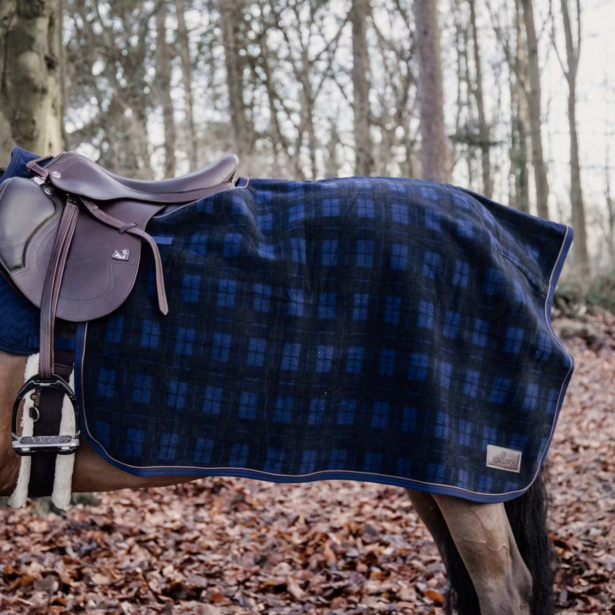 Kentucky Quarter Rug Heavy Fleece - Check Print