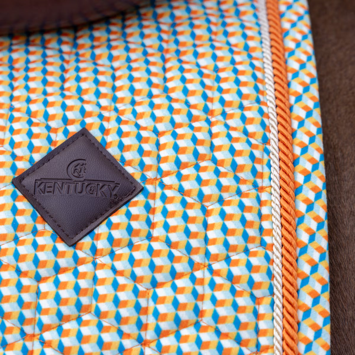 Kentucky Saddle Pad Velvet Printing Jumping