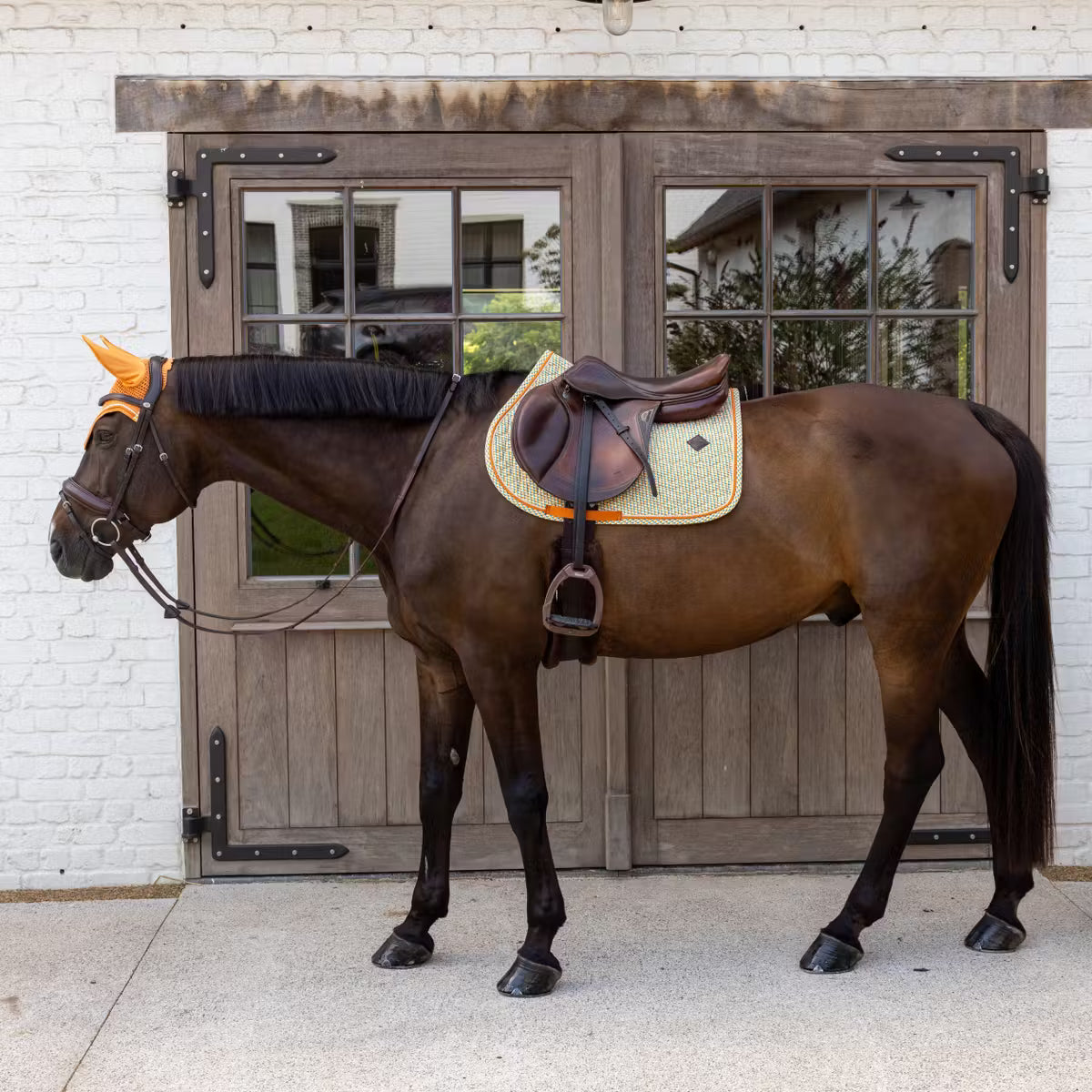Kentucky Saddle Pad Velvet Printing Jumping