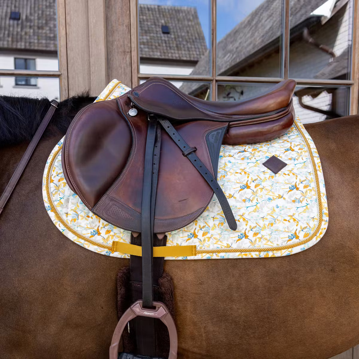 Kentucky Saddle Pad Velvet Printing Jumping