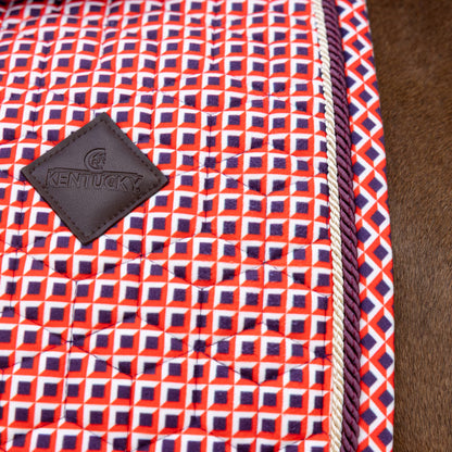 Kentucky Saddle Pad Velvet Printing Jumping