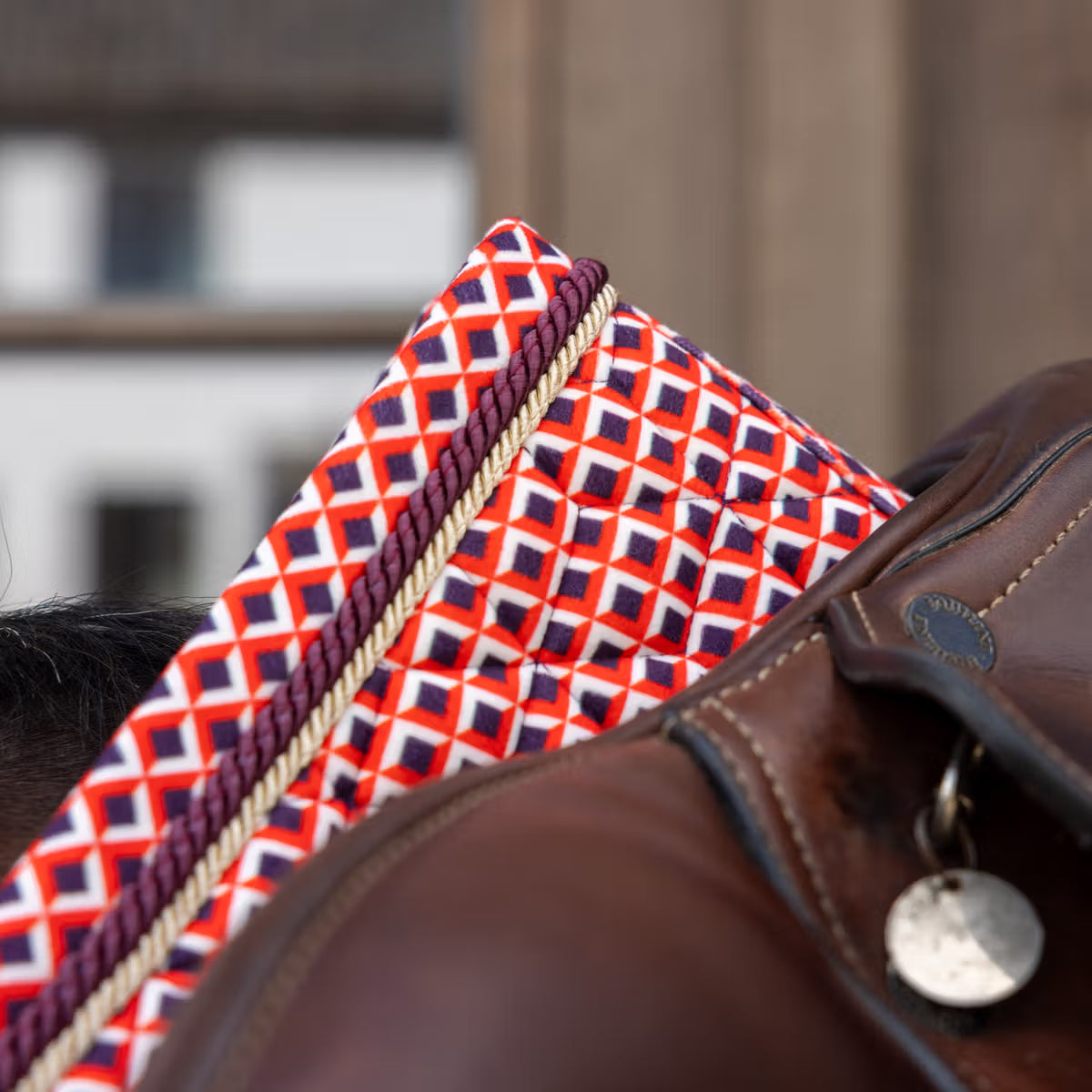 Kentucky Saddle Pad Velvet Printing Jumping