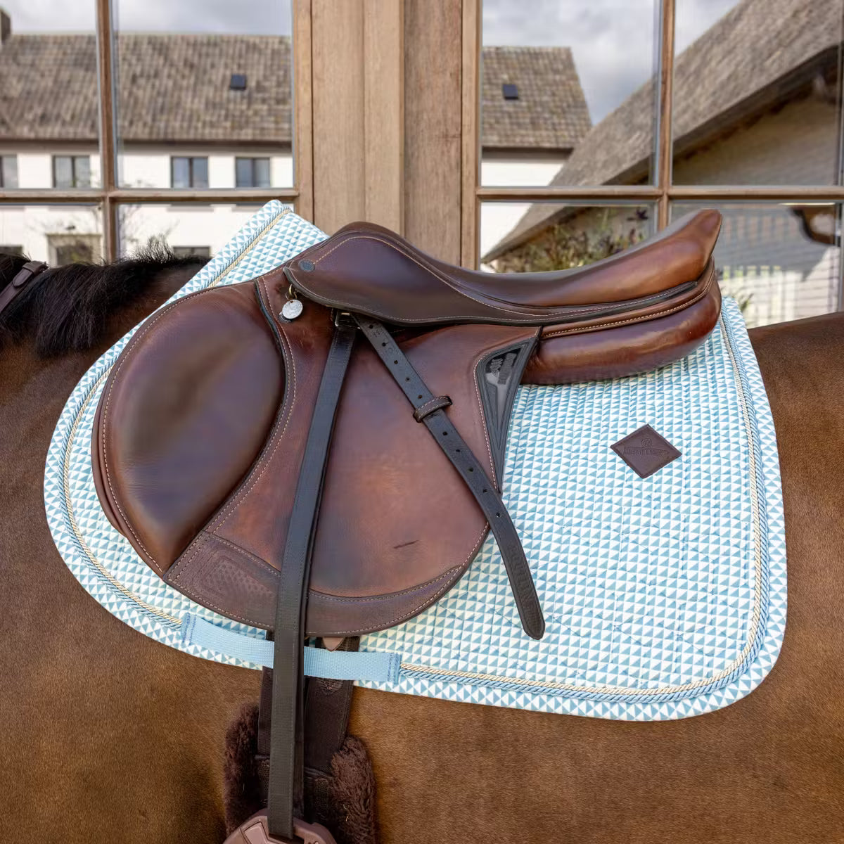 Kentucky Saddle Pad Velvet Printing Jumping