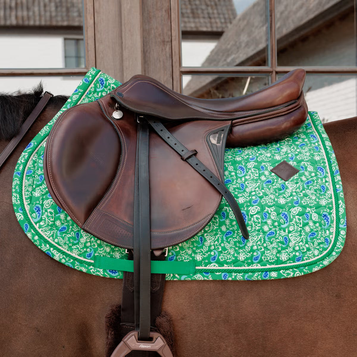 Kentucky Saddle Pad Velvet Printing Jumping