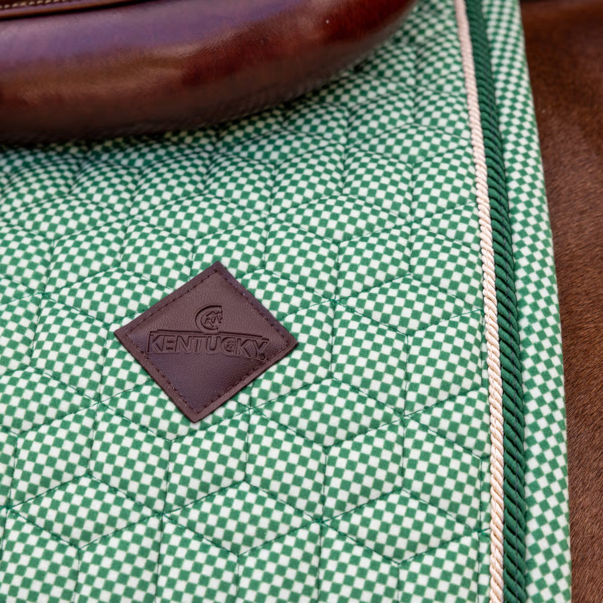 Kentucky Saddle Pad Velvet Printing Jumping