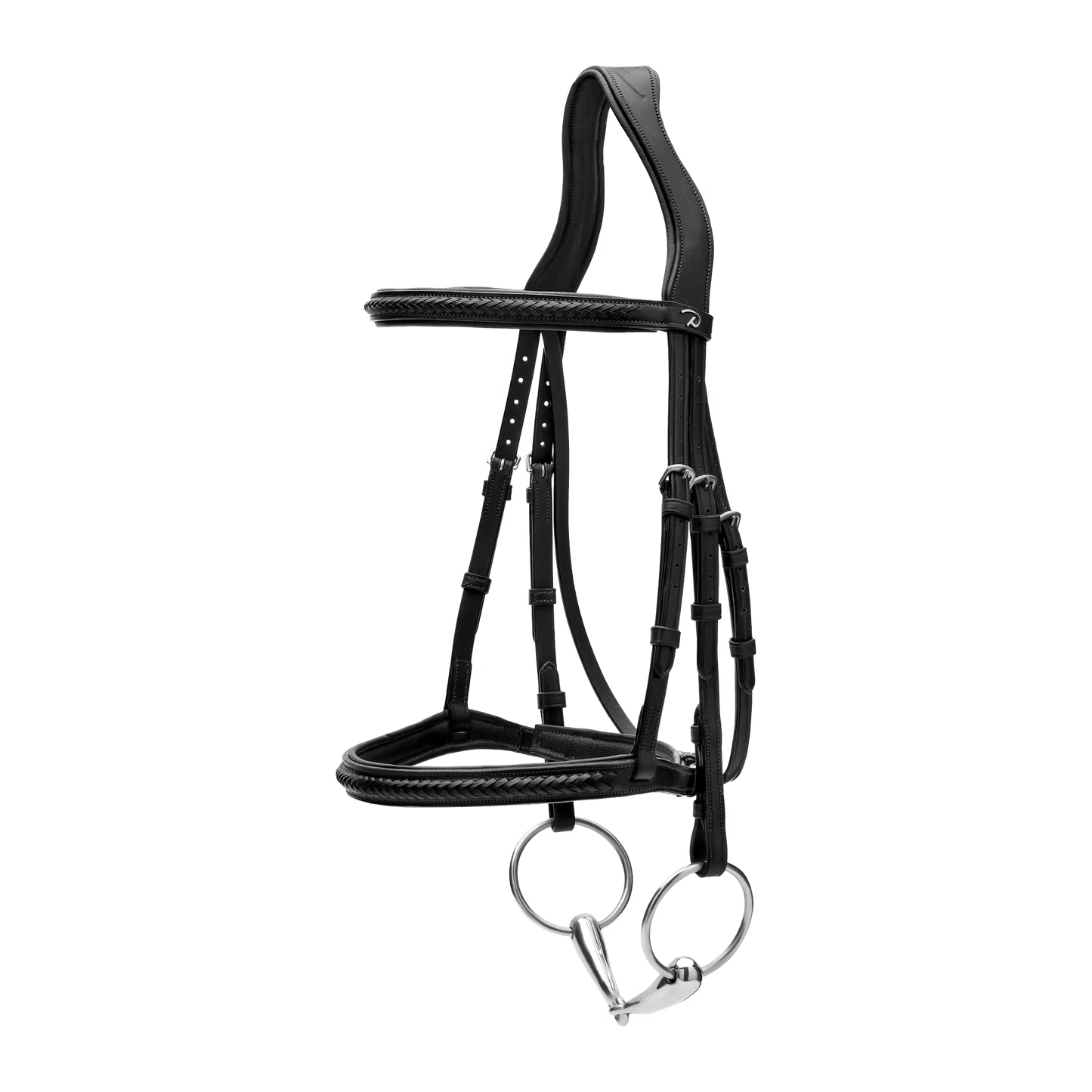 Dy'on Plaited Noseband Bridle without Flash - New English Collection