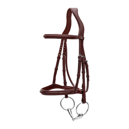 Dy'on Plaited Noseband Bridle without Flash - New English Collection