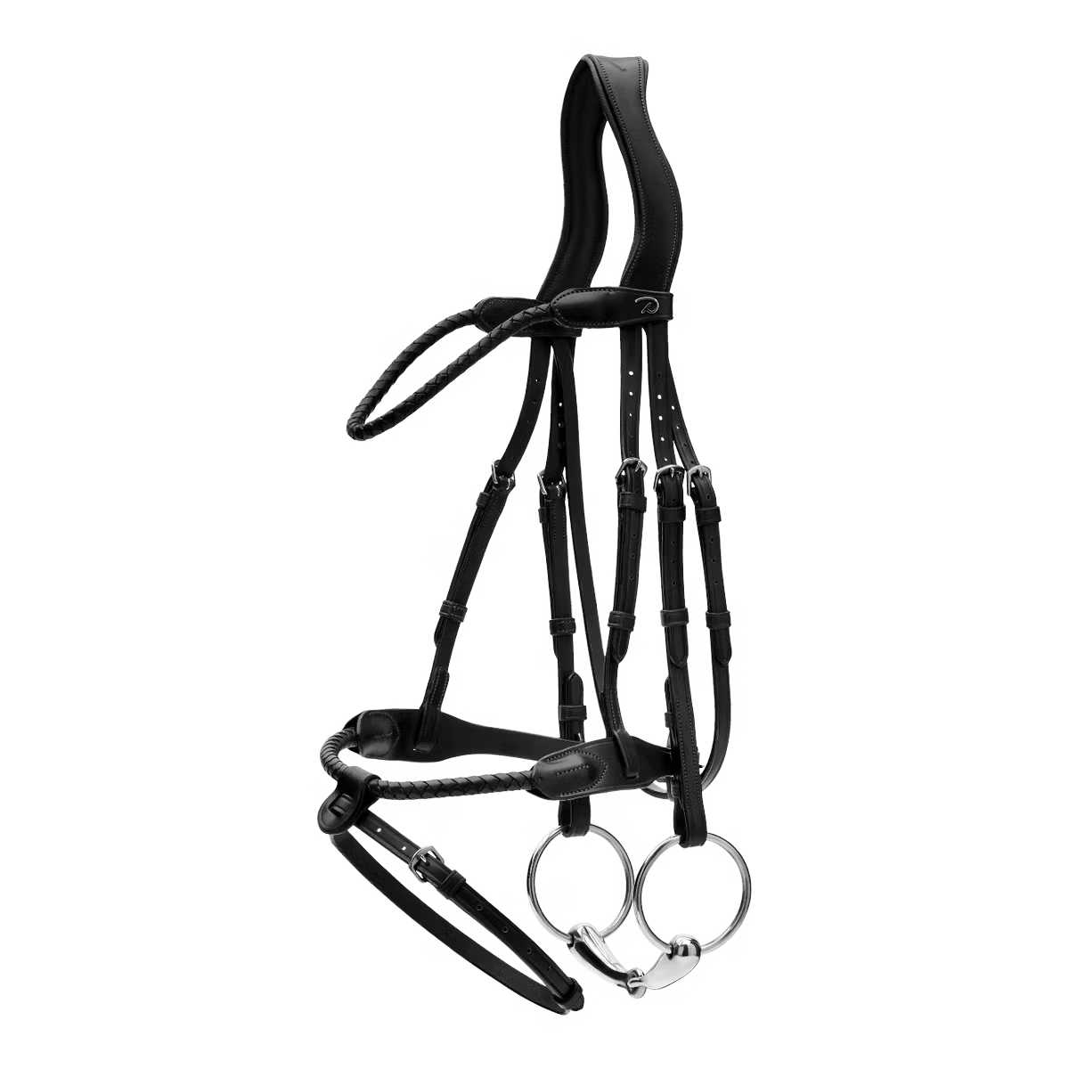 Dy'On Braided Noseband Bridle with Removable Flash - New English Collection