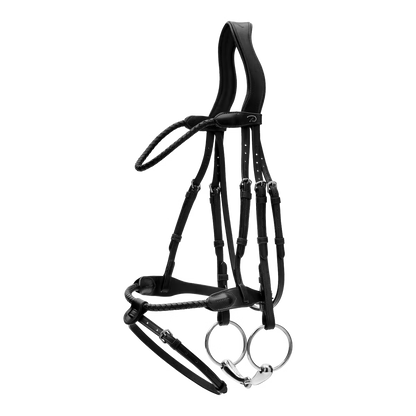 Dy'On Braided Noseband Bridle with Removable Flash - New English Collection