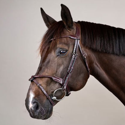 Dy'On Braided Noseband Bridle with Removable Flash - New English Collection