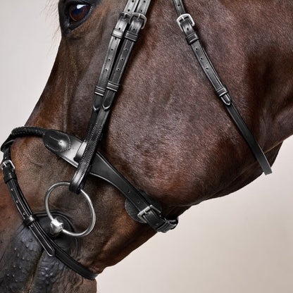 Dy'On Braided Noseband Bridle with Removable Flash - New English Collection