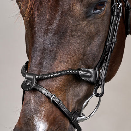 Dy'On Braided Noseband Bridle with Removable Flash - New English Collection