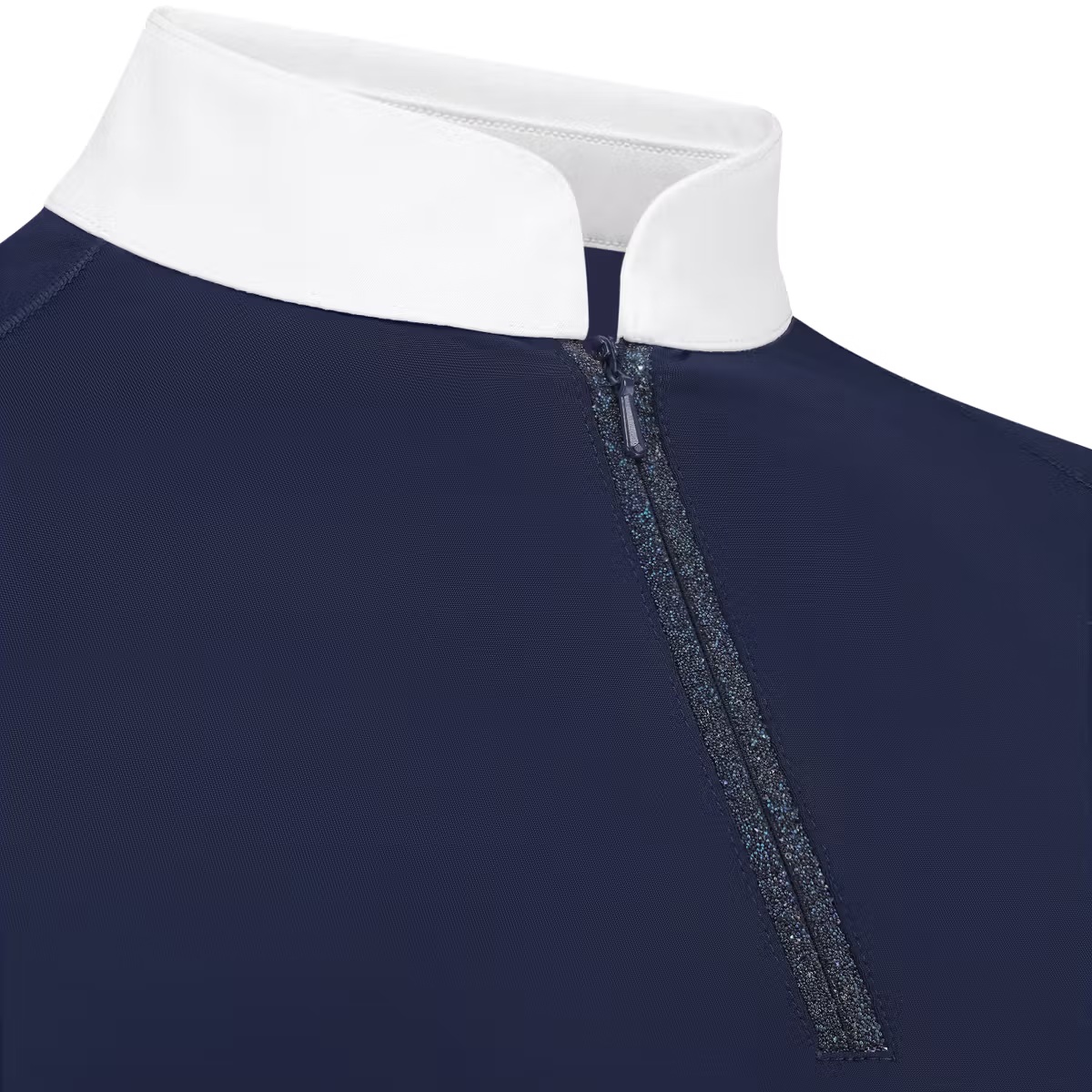 Kentucky Show Shirt Women Classic with Glitter Zipper LS