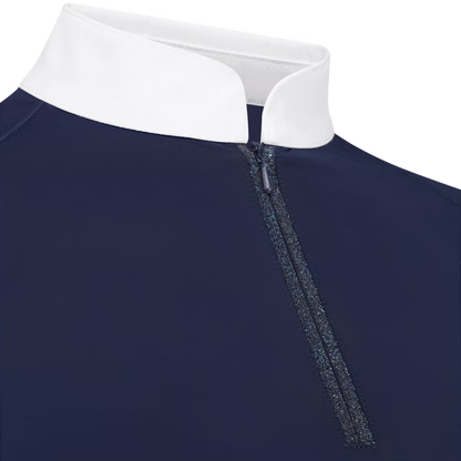 Kentucky Show Shirt Women Classic with Glitter Zipper LS