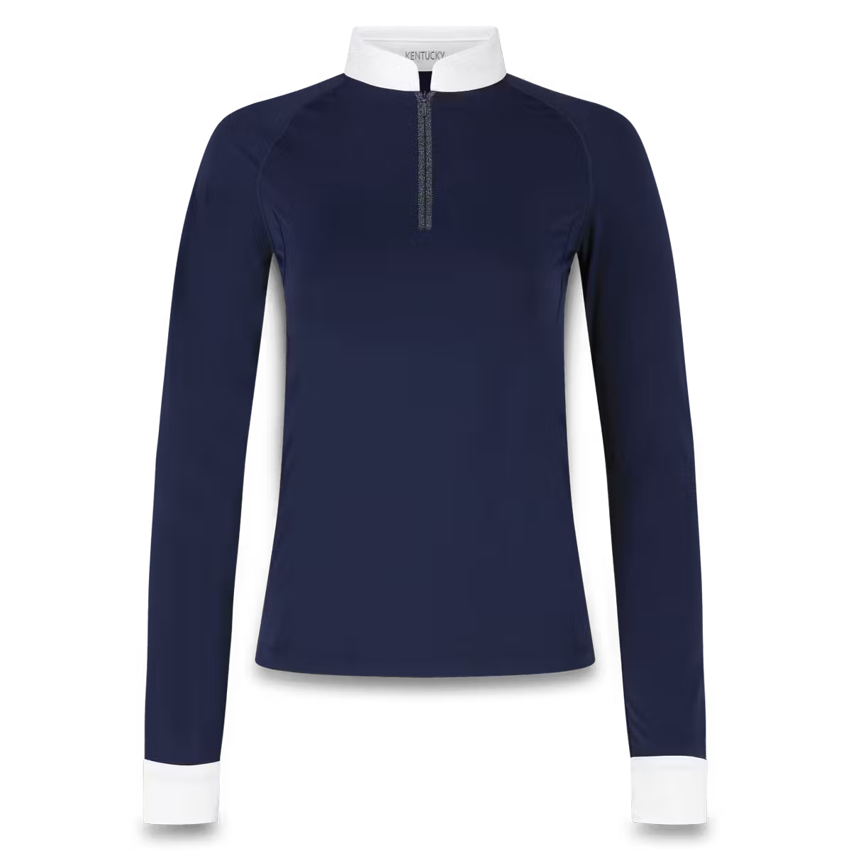 Kentucky Show Shirt Women Classic with Glitter Zipper LS