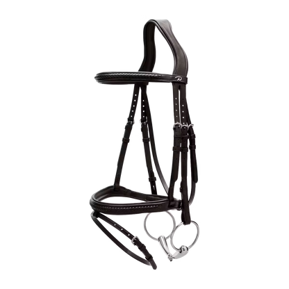 Dy'on Plaited Flash Noseband Bridle - New English Collection