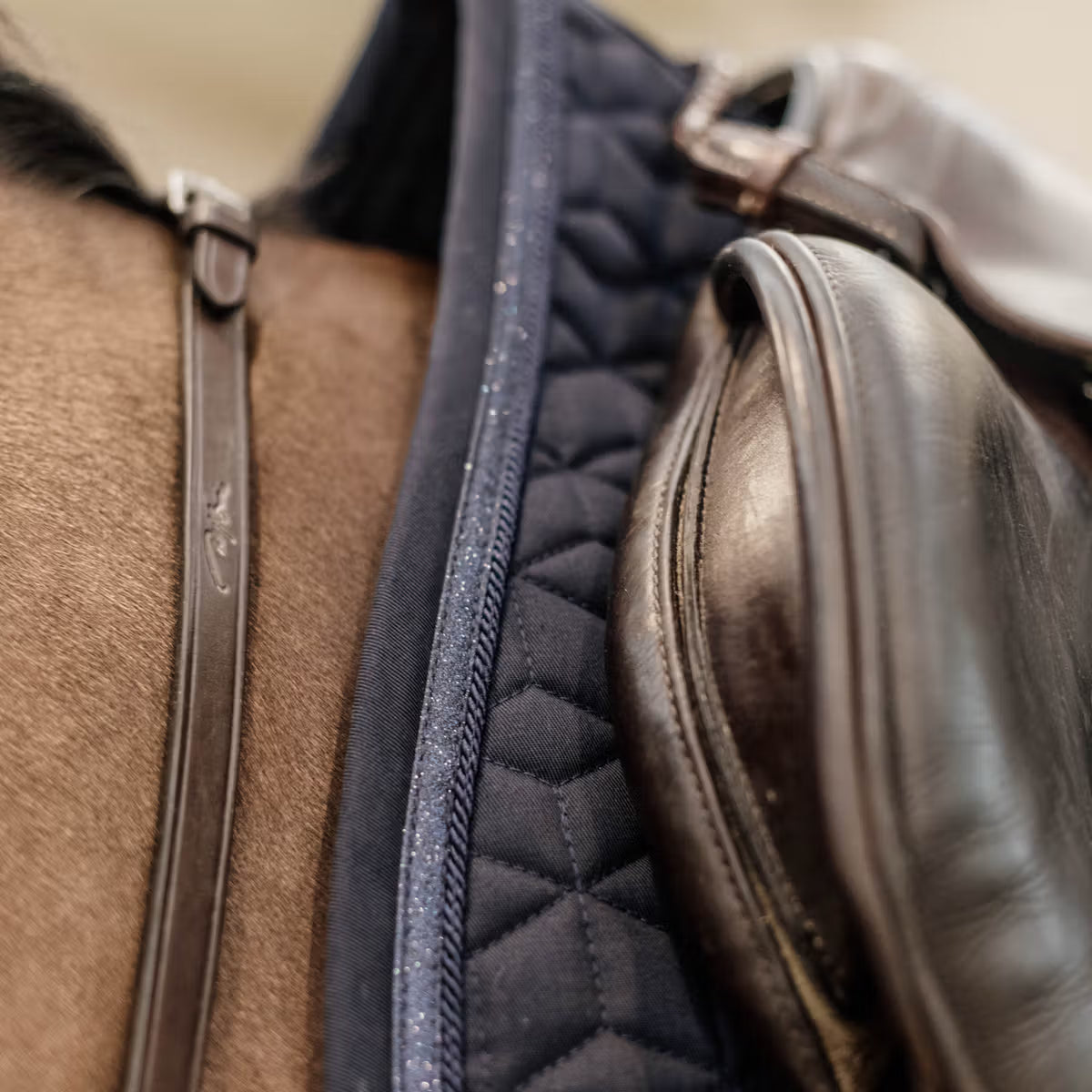 Kentucky Saddle Pad Glitter Rope - Jumping