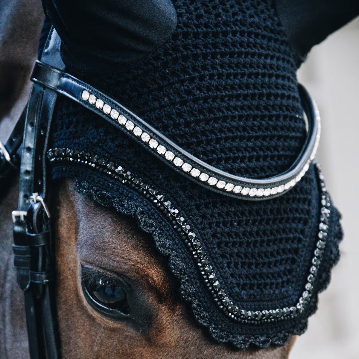 Kentucky Fly Veil Wellington Stone & Pearl - Soundless