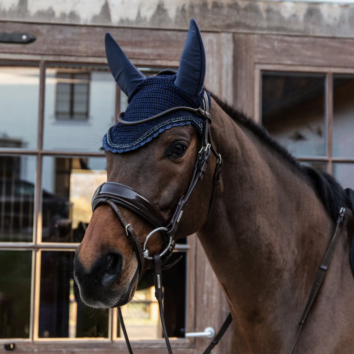 Kentucky Fly Veil Wellington Stone & Pearl - Soundless