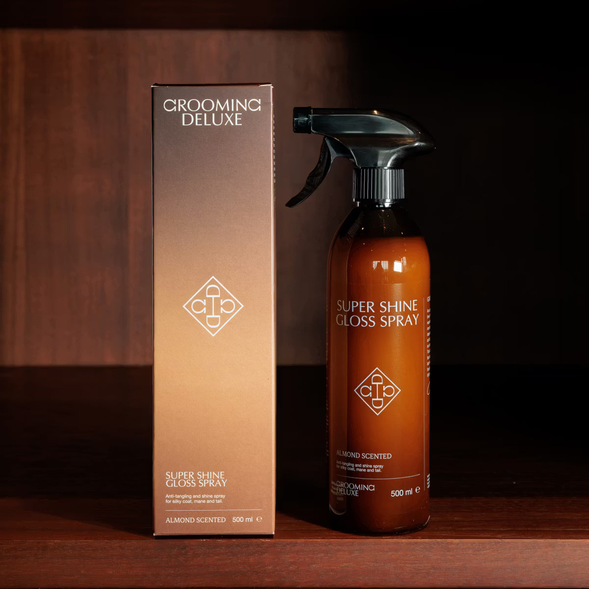 Kentucky Grooming Deluxe Super Shine Gloss Spray Almond - 500ml