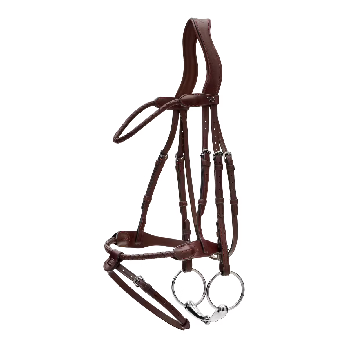 Dy'On Braided Noseband Bridle with Removable Flash - New English Collection