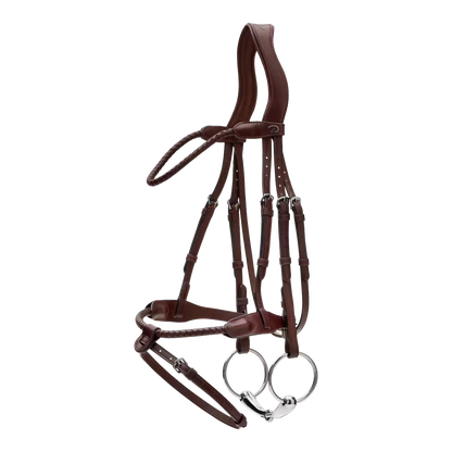 Dy'On Braided Noseband Bridle with Removable Flash - New English Collection