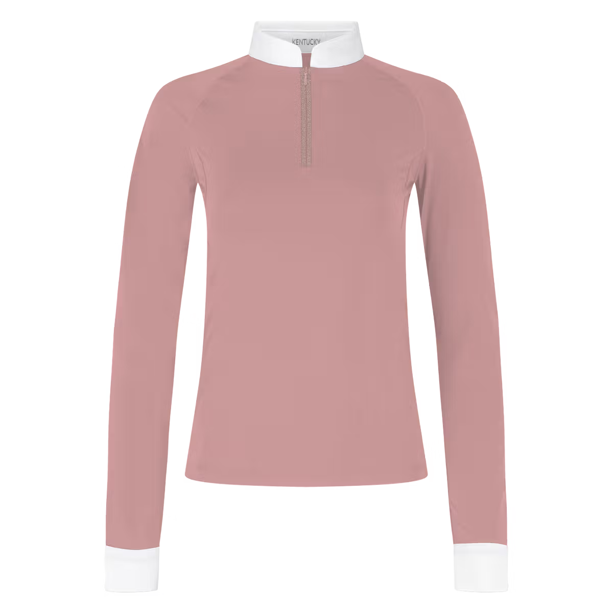 Kentucky Show Shirt Women Classic with Glitter Zipper LS