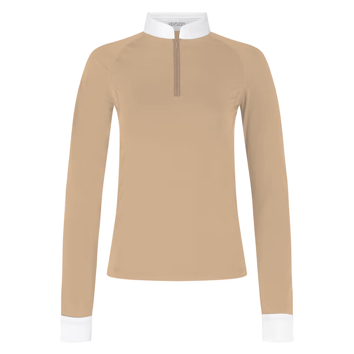 Kentucky Show Shirt Women Classic with Glitter Zipper LS