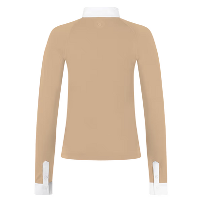 Kentucky Show Shirt Women Classic with Glitter Zipper LS