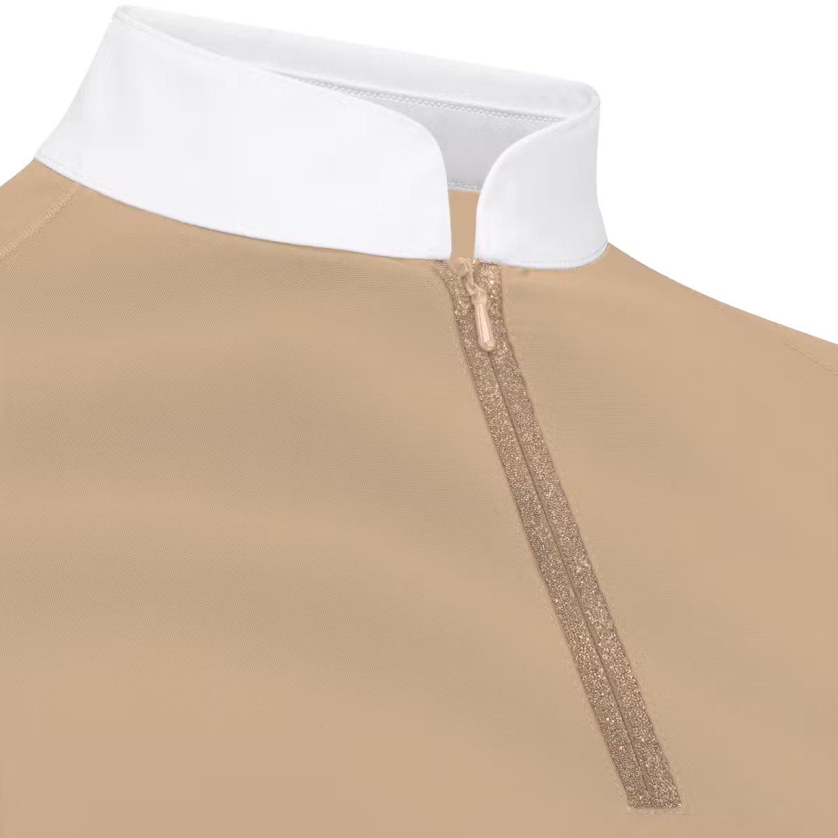 Kentucky Show Shirt Women Classic with Glitter Zipper LS