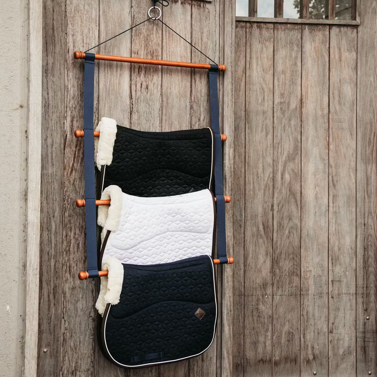 Kentucky Luxe Saddle Pad Holder - Navy
