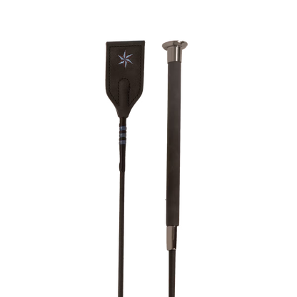 Velari - Jumping Whip Guidance Leather Grip - 65cm