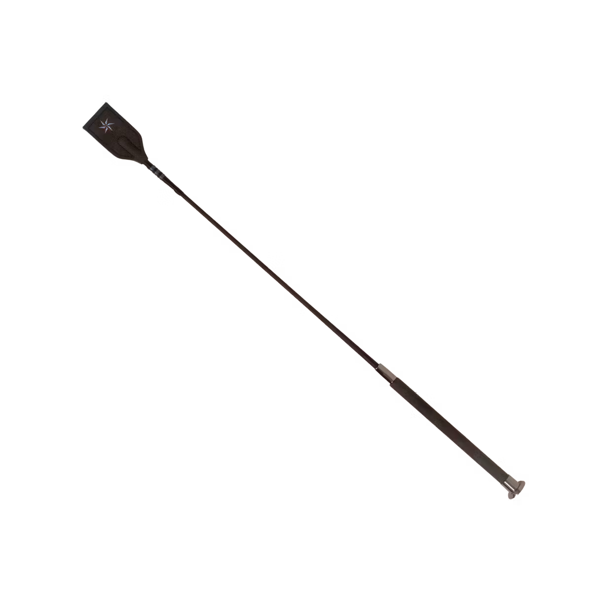 Velari - Jumping Whip Guidance Leather Grip - 65cm